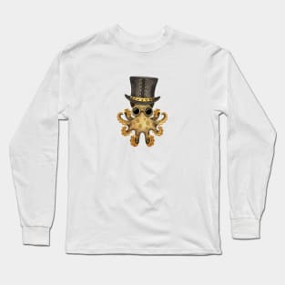 Steampunk Baby Octopus Long Sleeve T-Shirt